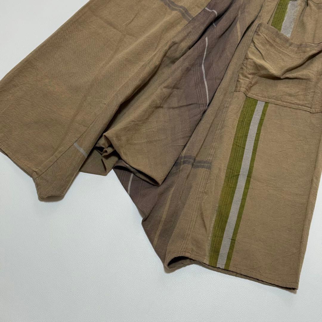 タマキニイメ サルエルパンツ タルンパンツ 日本製 コットン ベージュ系