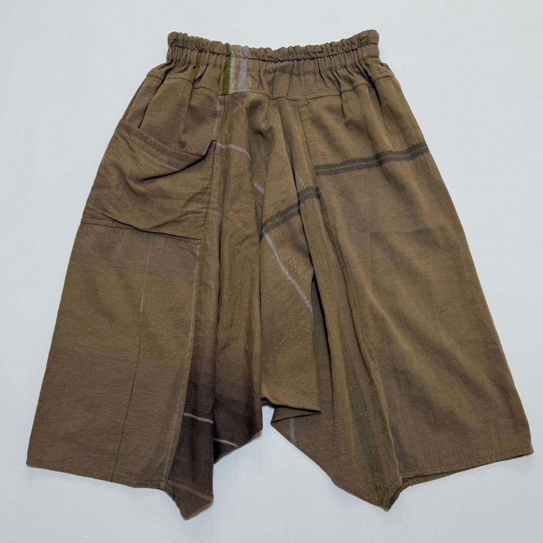 タマキニイメ サルエルパンツ タルンパンツ 日本製 コットン ベージュ系