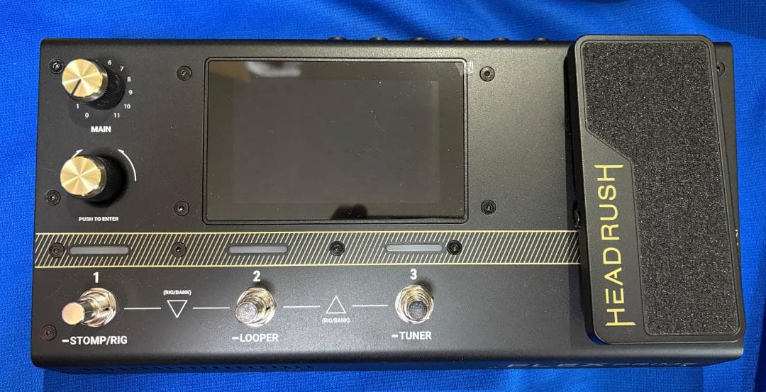 m.k　HEAD RUSH FLEX PRIME 美品 HeadRush FLEX Prime Black Compact Multi FX Amp Modeler 4 Inch