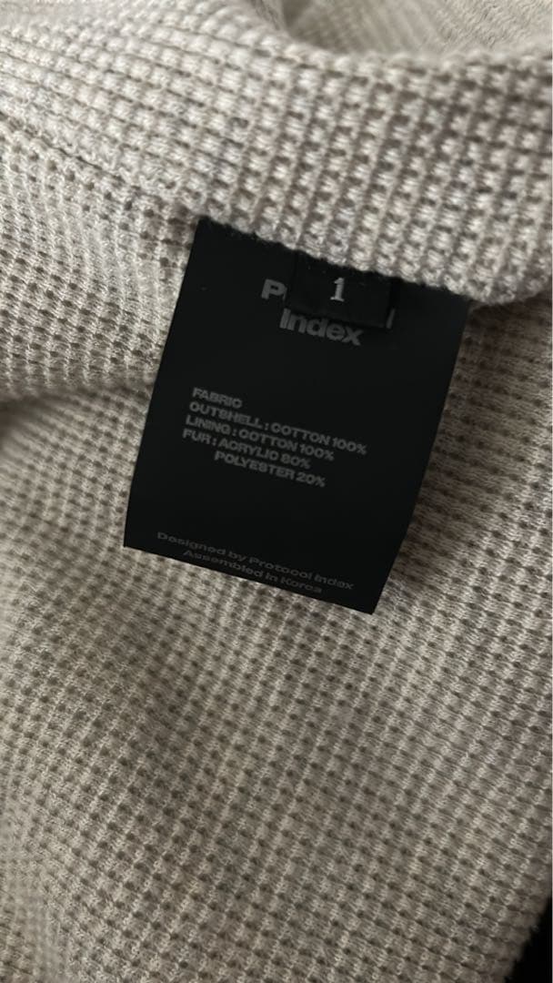 protocol index ファーフーディー ファーパーカー