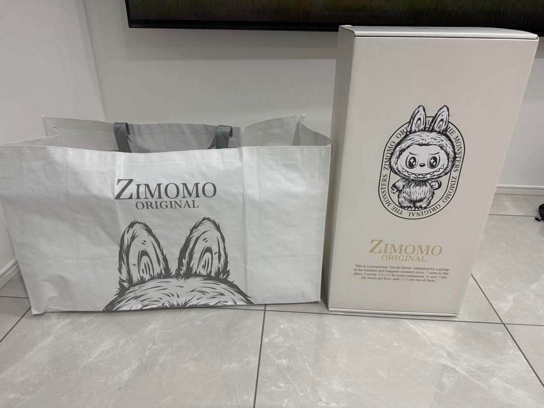 k*a様 ラブブZIMOMO ぬいぐるみ オリジナルバッグ付き