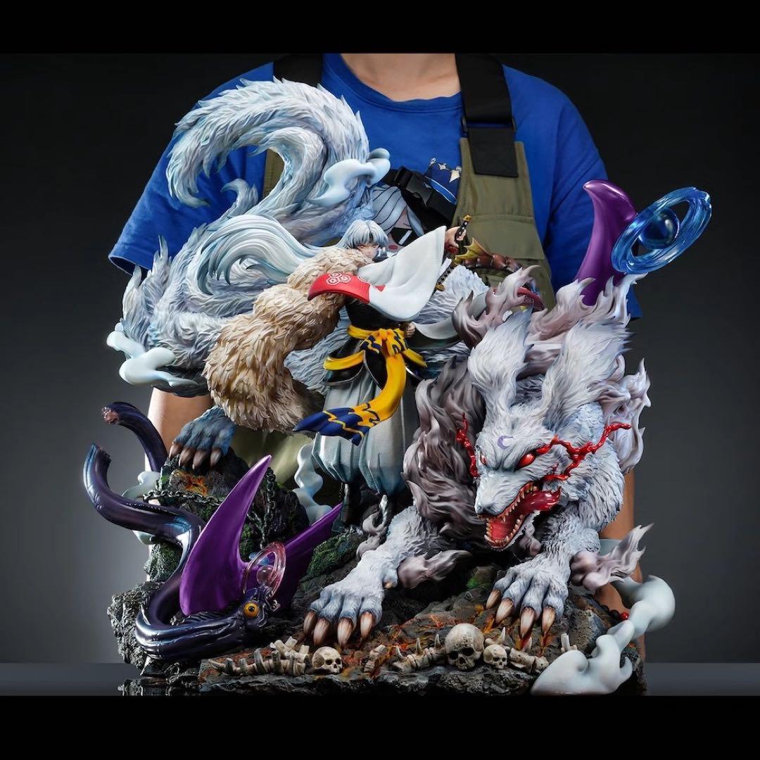 新品】値下げ‼️犬夜叉 殺生丸 フィギュア ガレージキット - メルカリ