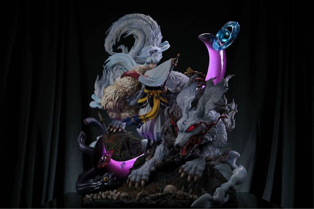 新品】値下げ‼️犬夜叉 殺生丸 フィギュア ガレージキット - メルカリ