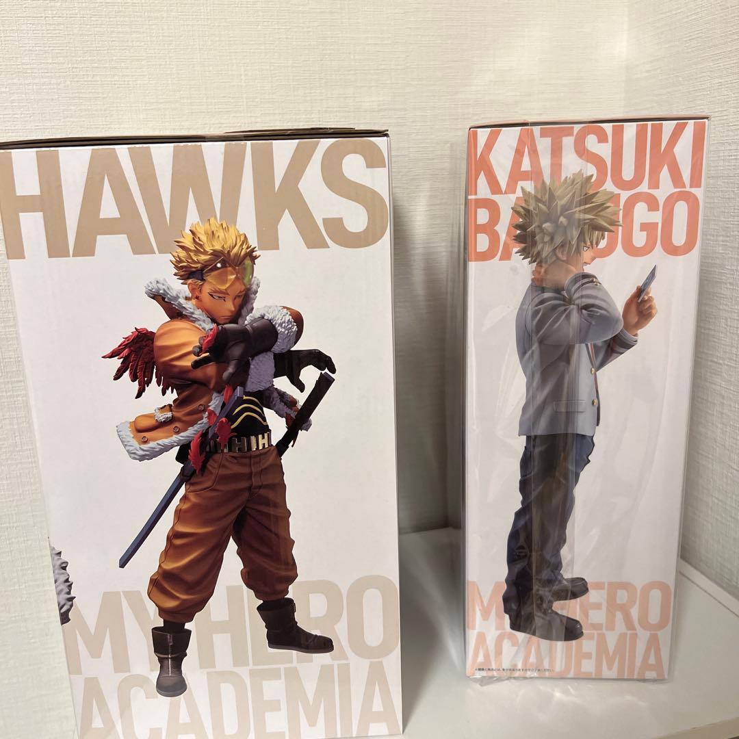僕のヒーローアカデミア 一番くじ 紡ぐ力 B賞 爆豪 D賞 ホークス