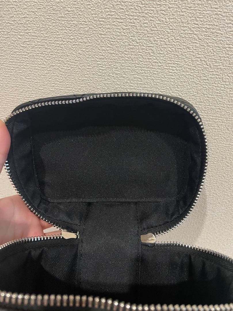 ダーリッチ/キルティングスクエアミニバッグ/シルバーパーツ