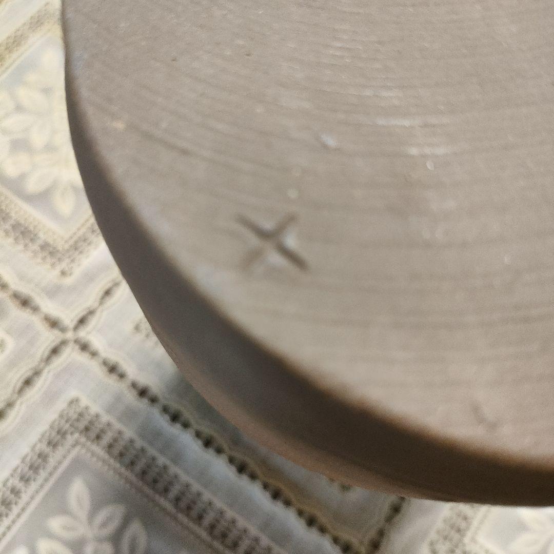 越前たいら窯　第八代藤田重良右衛門造『伝承窯印 +　花入』ウコン布、共箱、栞付