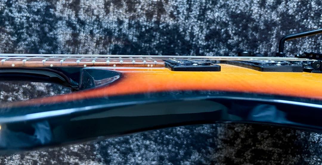 Wash Burnサンバースト エレキギター ハムバッカー フロイドローズ