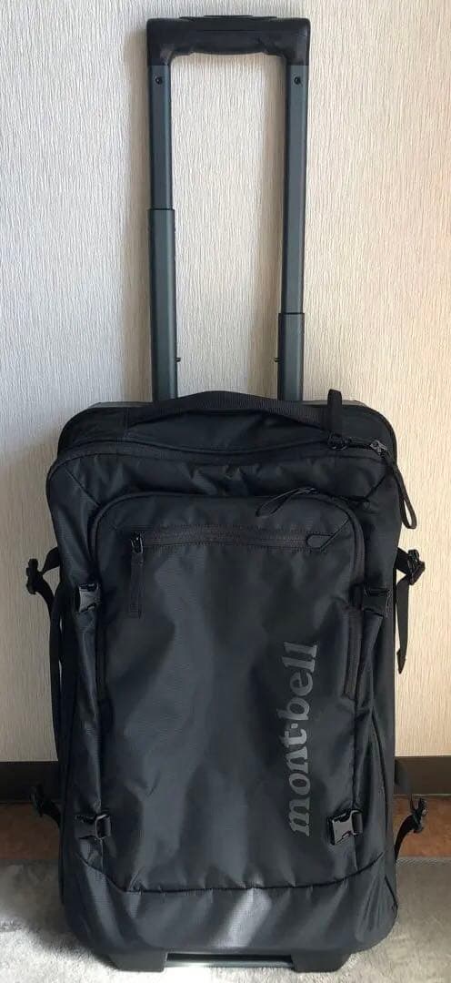モンベル★キャリーケース★スーツケース★旅行★キャンプ★40L 楽天市場】モンベル キャスター付き トラベルバッグ スーツケース