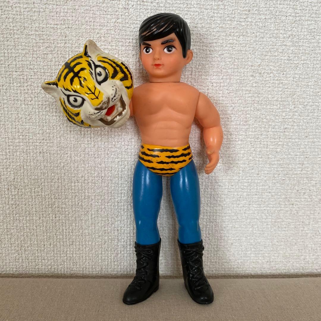 タイガーマスク ソフビ 当時物
