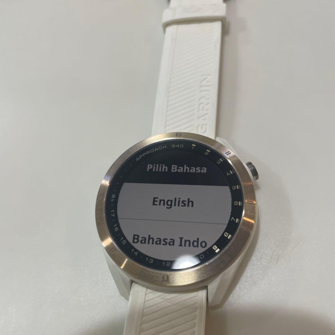 Garmin Approach S40 ホワイト GARMIN(ガーミン) ゴルフナビ GPS