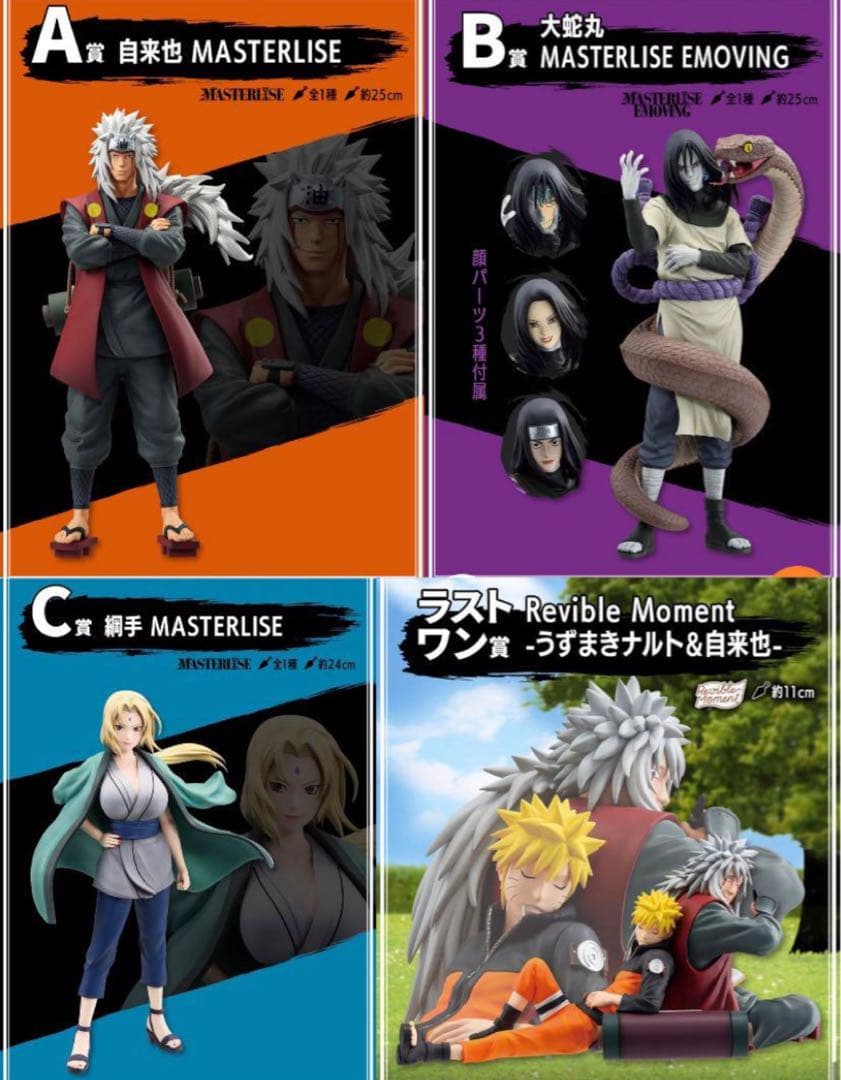 ナルト一番くじラストワン自来也ナルト