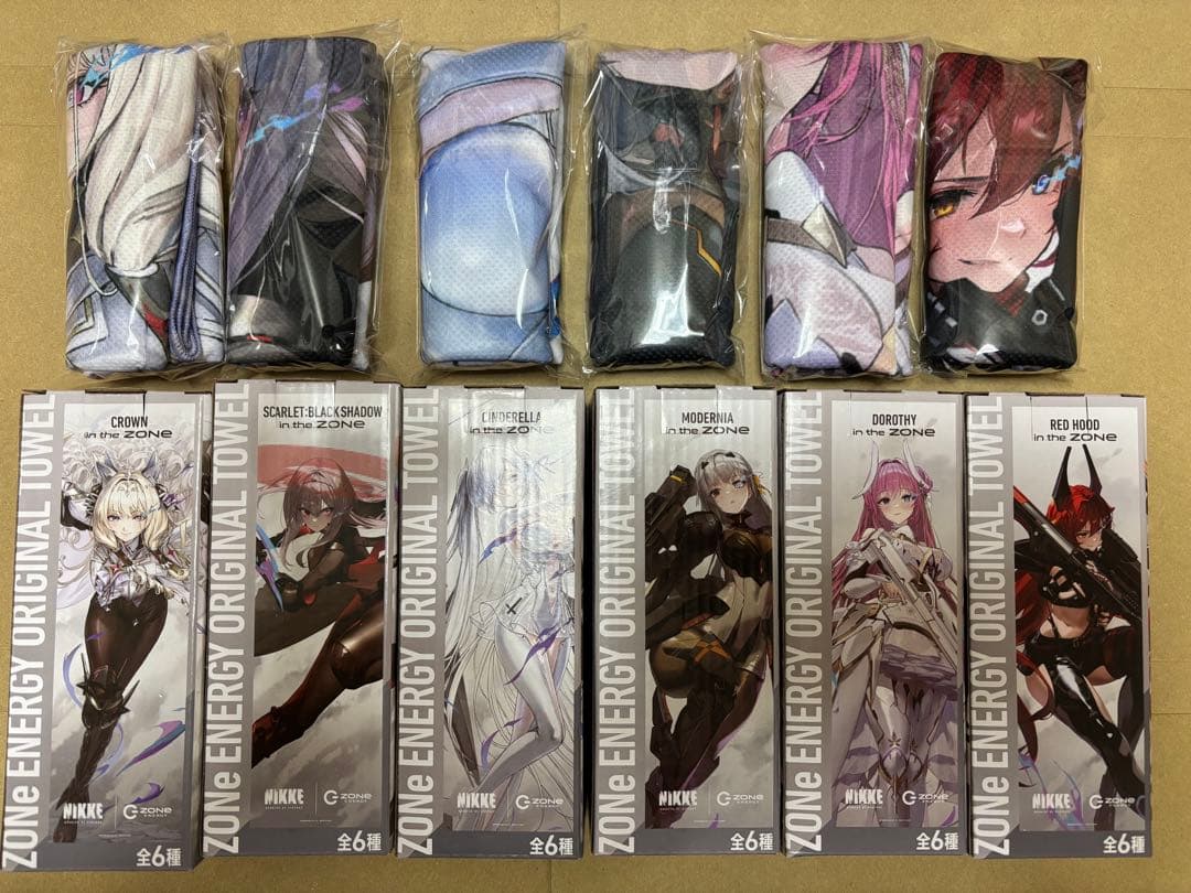 NIKKE ZONe コラボ　オリジナルタオル　6個セット　箱付き