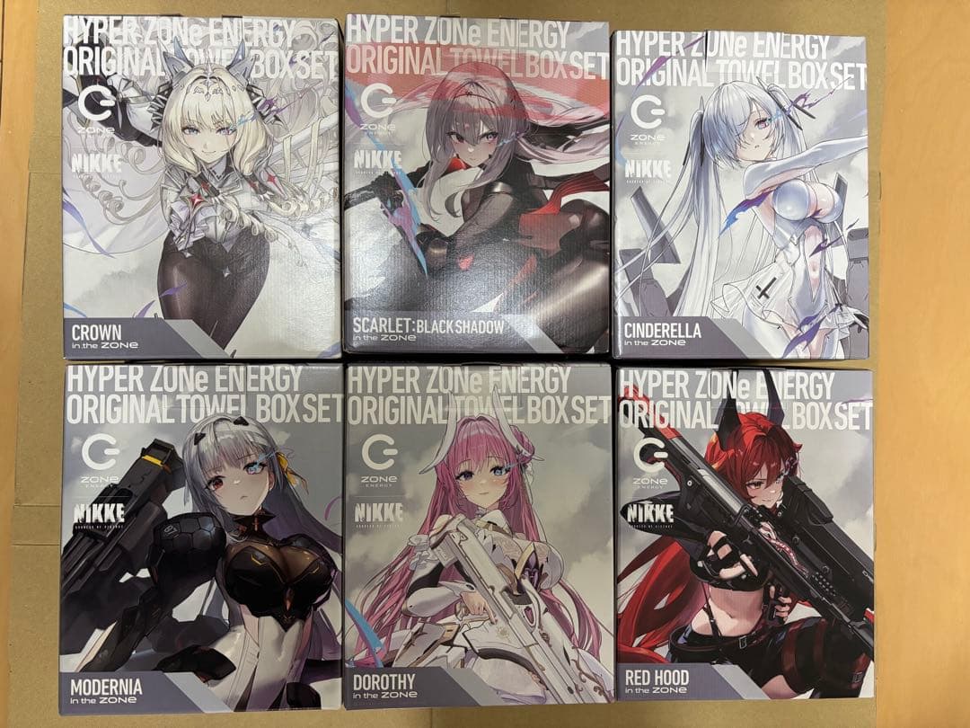 NIKKE ZONe コラボ　オリジナルタオル　6個セット　箱付き