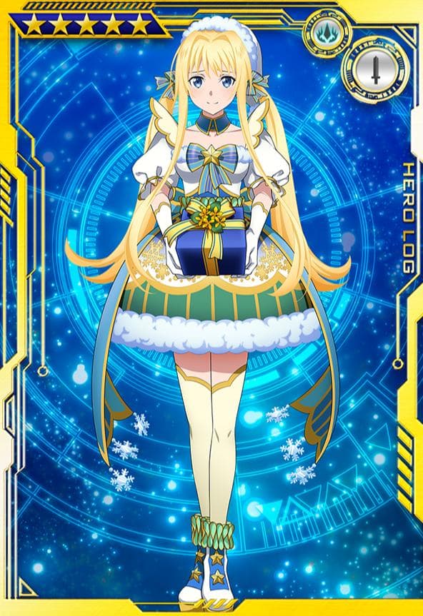 SAOAC saoアーケード 星5完凸前後 ホロ仕様 ≪スノープレゼント