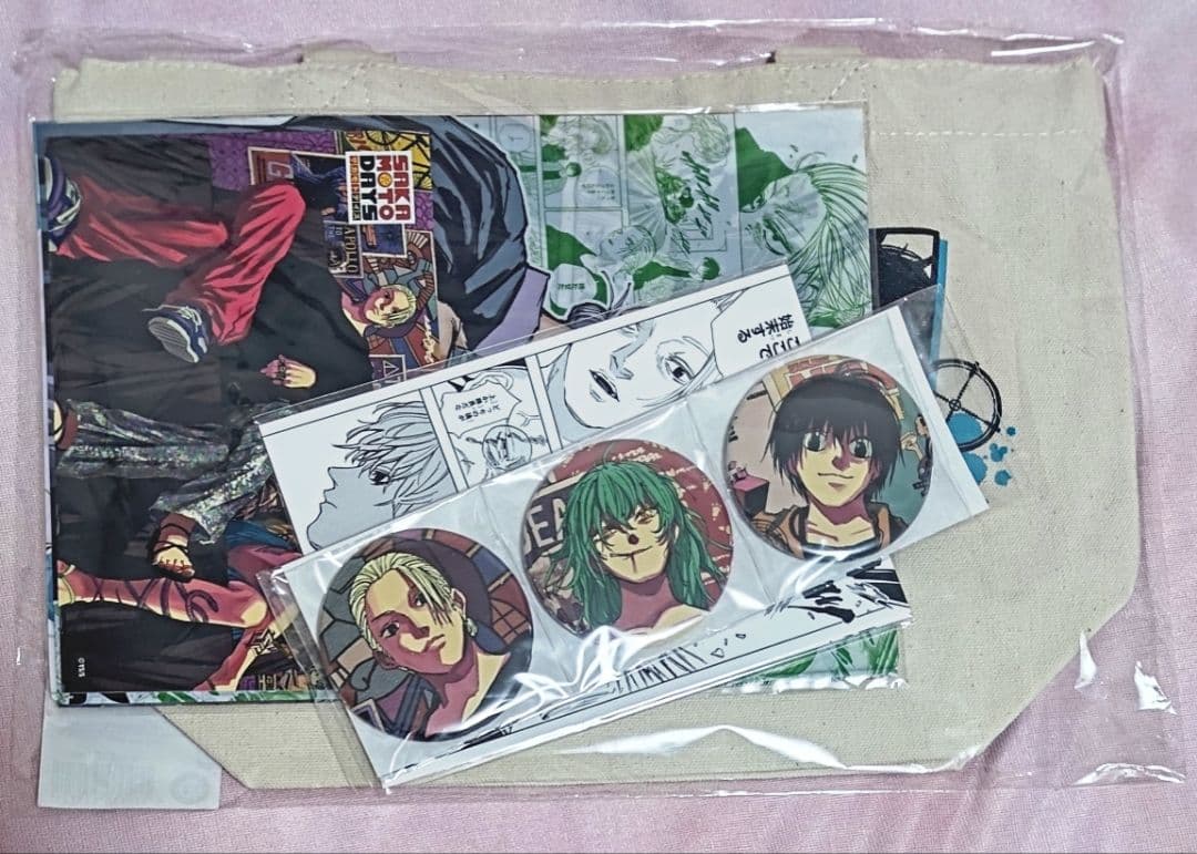 サカモトデイズ スペシャルセット 坂本 赤尾リオン 南雲 缶バッジ