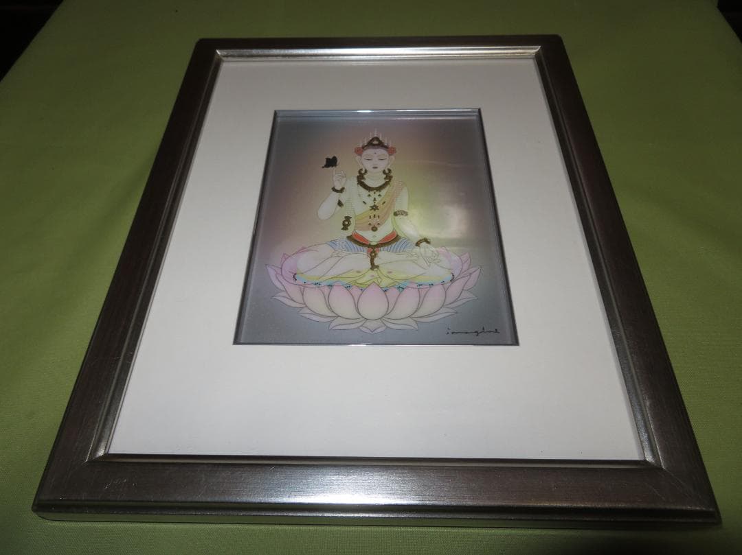 ◆　草場一壽　「大調和」（仮題）　ダライ・ラマ　陶彩画　原画　価格応談します　◆