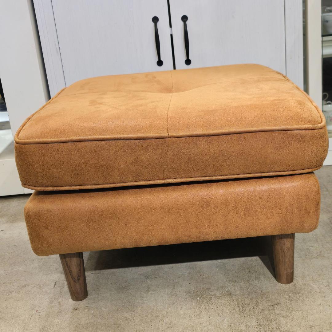 i♡ 関家具 オットマン キャメル レザーテックス