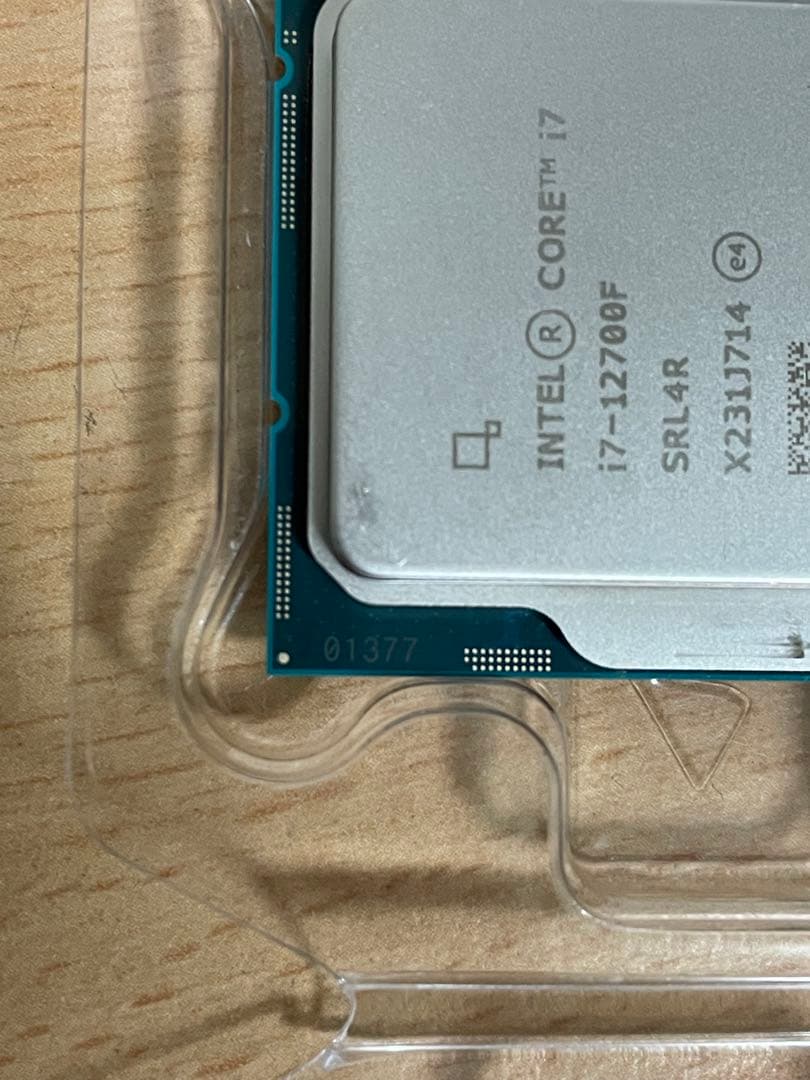 INTEL Core™ i7 12700F LGA1700 完全動作確認済み