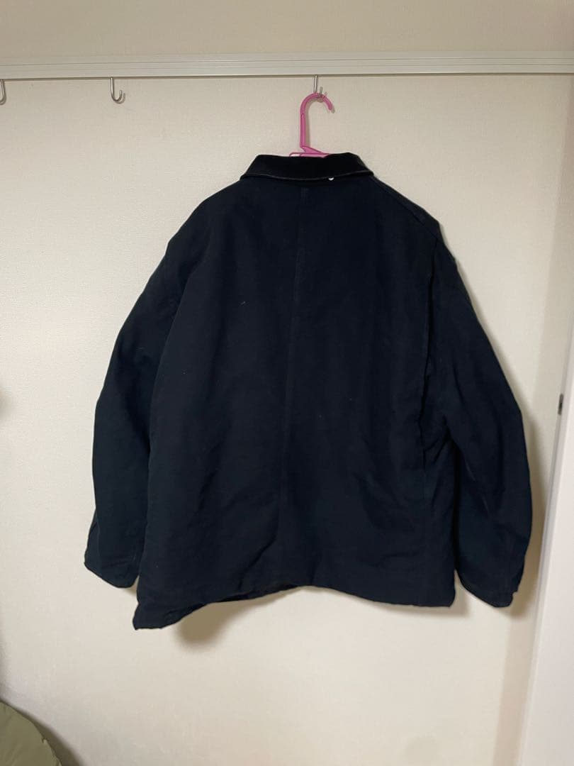 Carhartt 黒ジャケット XXL コーデュロイ襟 値下げ依頼承ります！