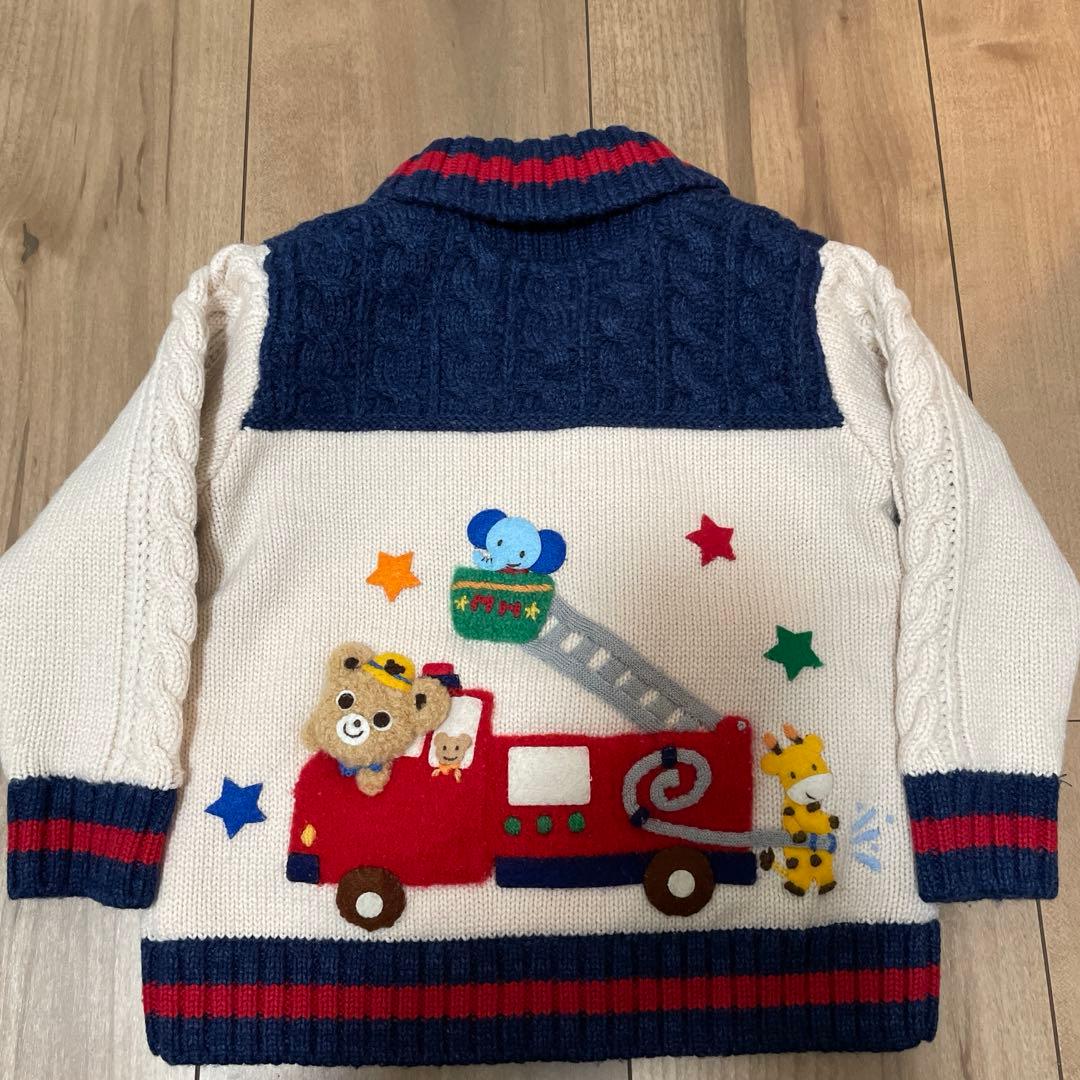 ミキハウス　ニットジャンパー　80