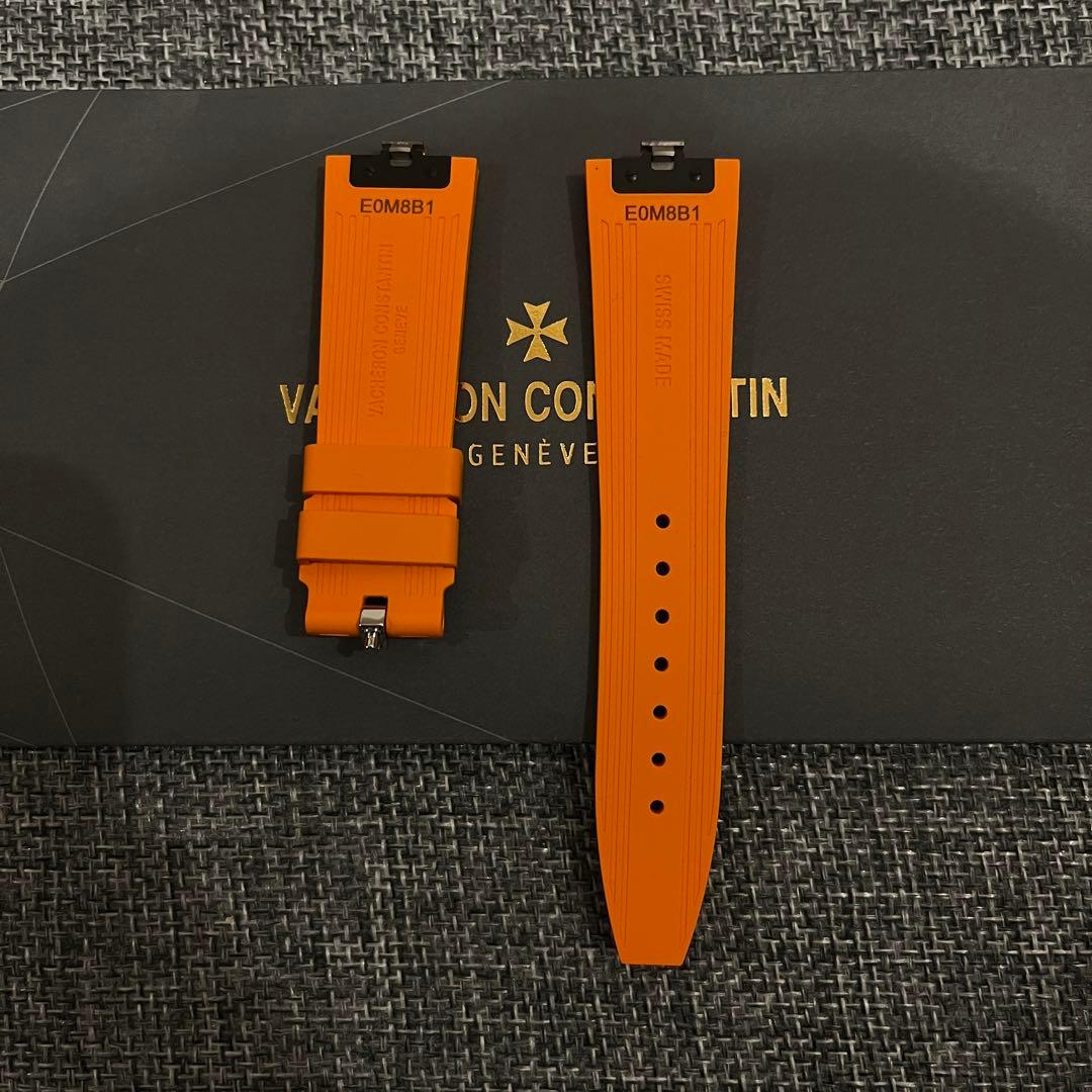 新品 ヴァシュロンコンスタンタン オーヴァーシーズ ラバーベルト オレンジ 限定