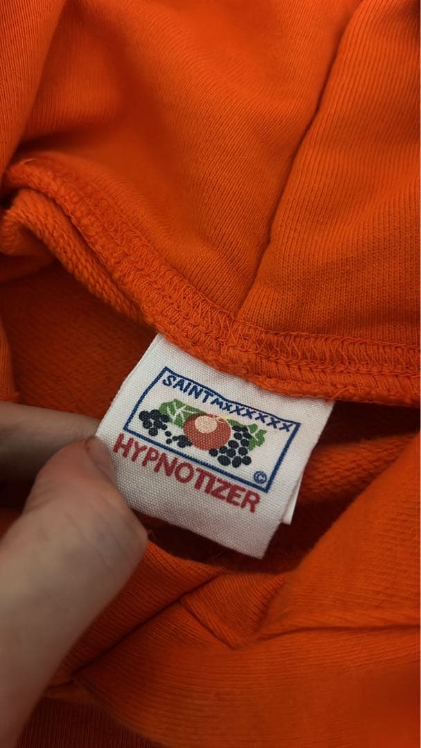 SAINT セントマイケル 25AW ベルベルジン パーカー オレンジ L