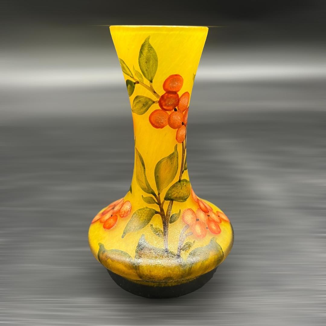 証明書】ドームナンシーかわいいサイズ花器花瓶高さ12cm