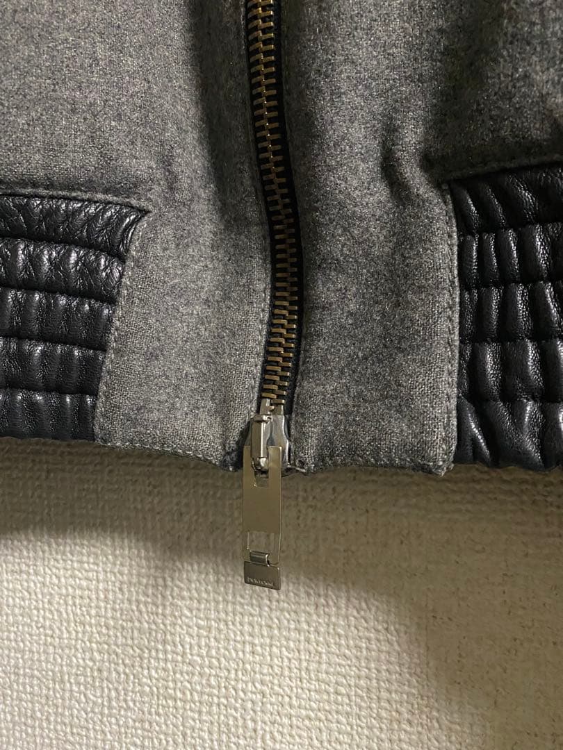 04aw dior homme レザーブルゾン スタジャン ディオールオム - メルカリ