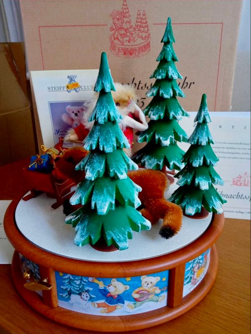 REUGE ディスクオルゴール ドーム型クルミ象嵌箱 17枚ディスク付 Yahoo