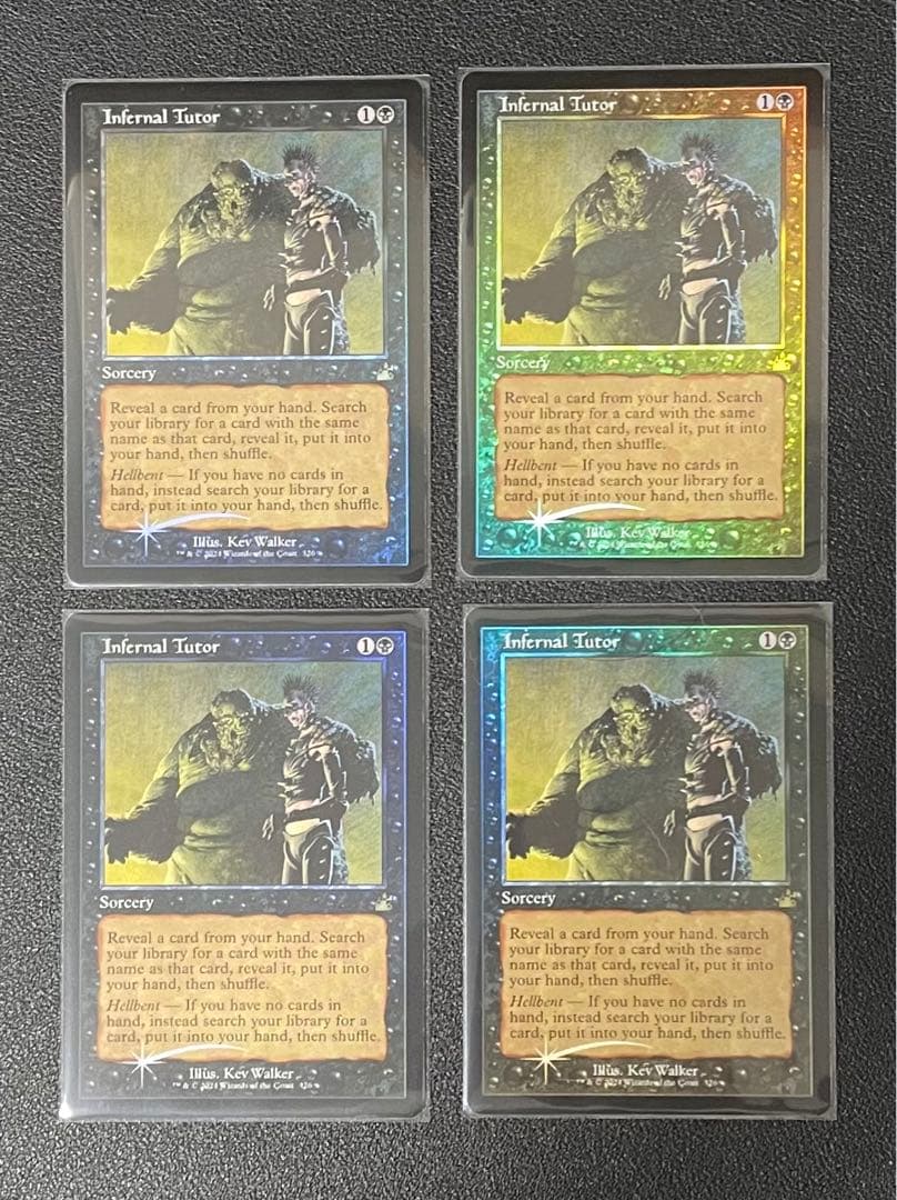 冥府の教示者DIS版英語FOIL 4枚セット