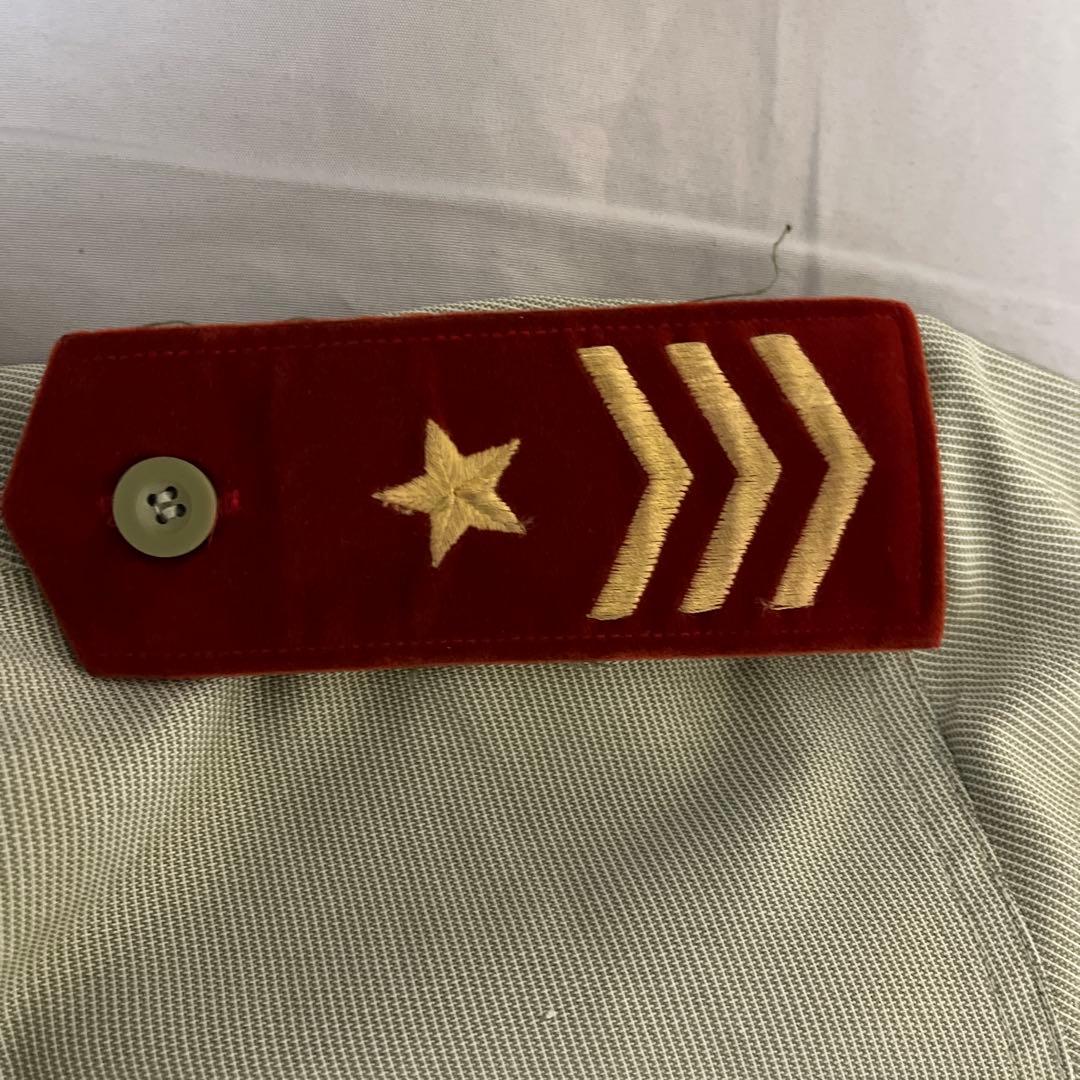 中国憲兵執勤専用夏用半袖軍服一式（軍服・肩章・腕章・ベレー帽）