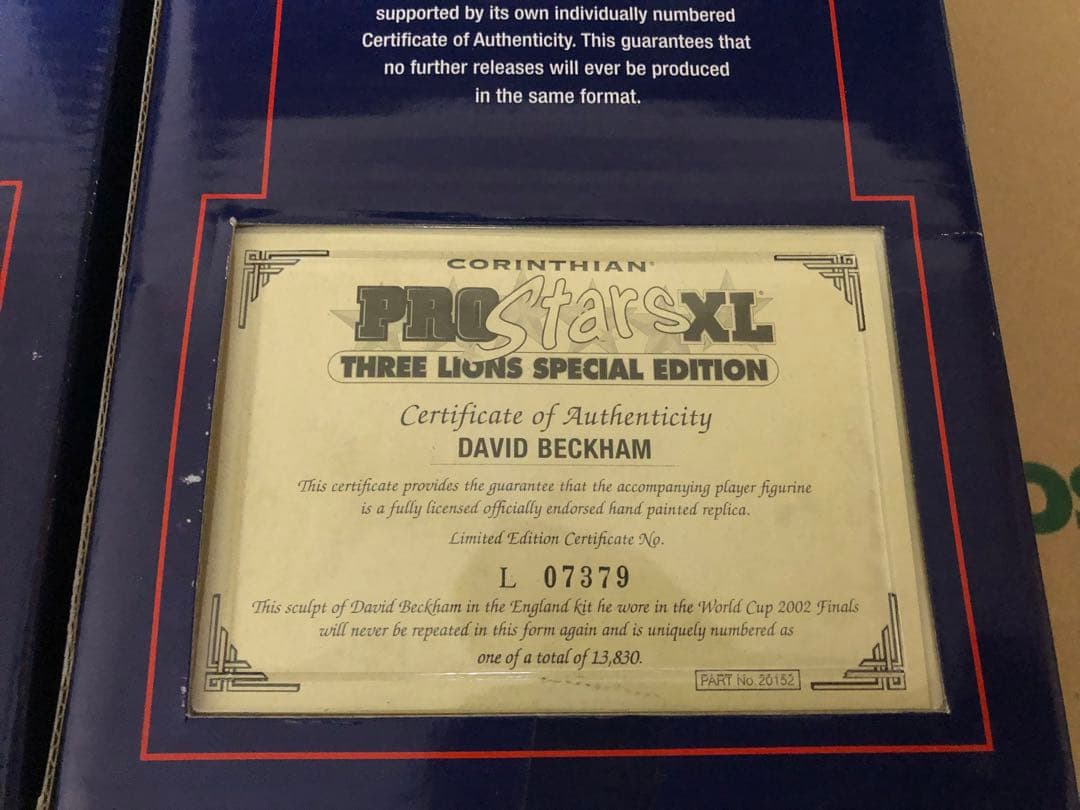 デビッド・ベッカム フィギュア 2体セット