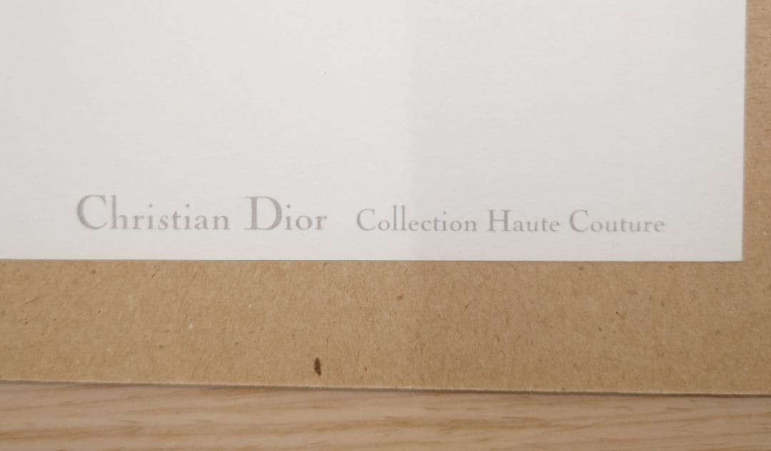 ディオール　デザイン画　Christian Dior