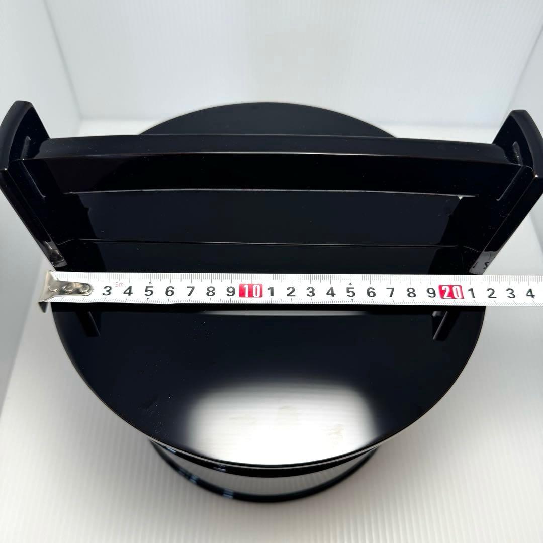 新品未使用 輪島塗 真手桶 水指 漆 塩安漆器 天然木 漆器 共箱 説明書