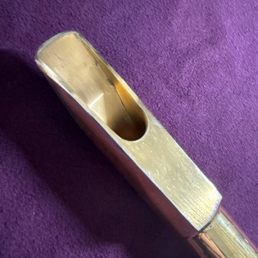 ヤナギサワ特注メタルマウスピース　テナー用ハイバッフルタイプ　8番GP