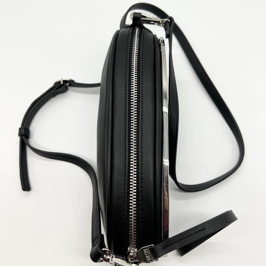 極美品✨DIESEL　ショルダーバッグ　HOLI-D　レザー　ブラック　正規品