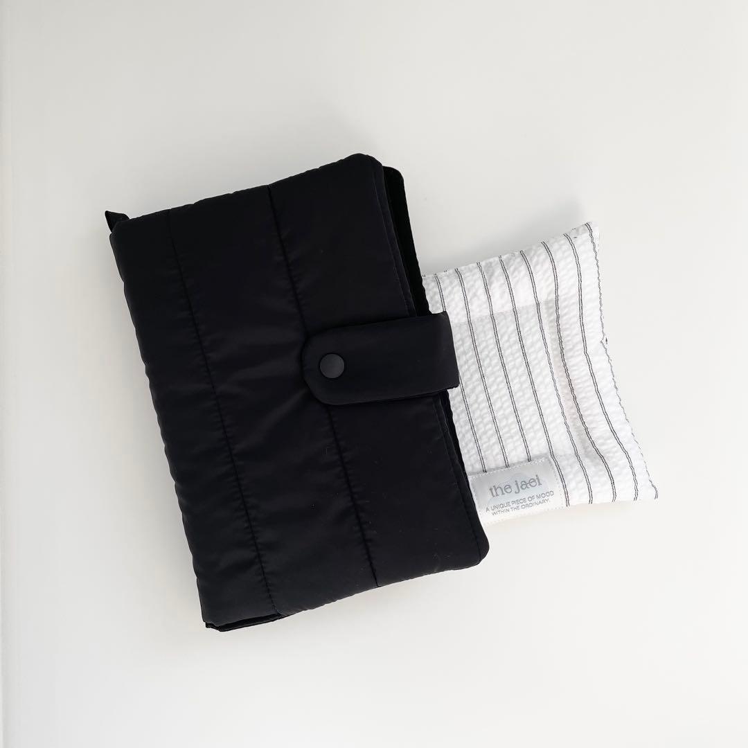 早い者勝ち 韓国 バインダー カバー 貯金 現金管理 ブラック