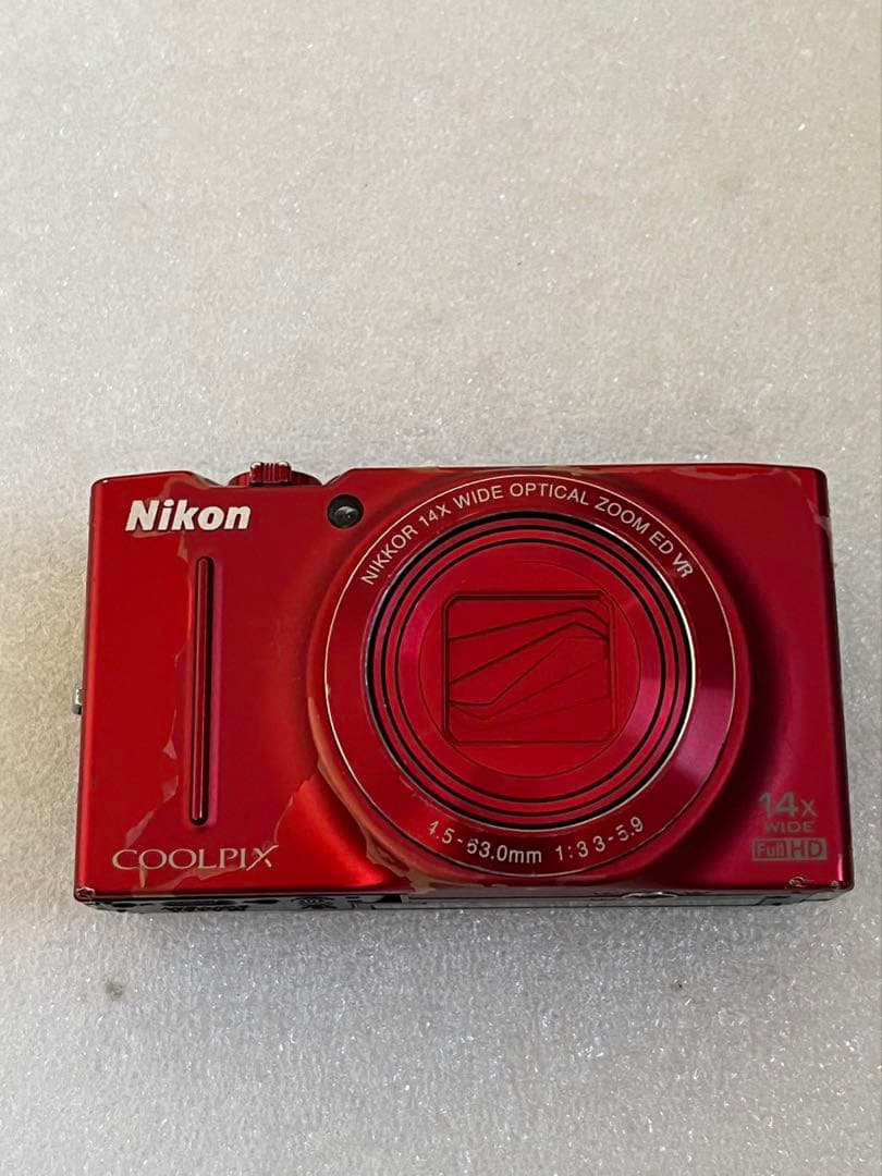 Nikon COOLPIX S8200 レッド動作未確認です、 美品 Nikon COOLPIX