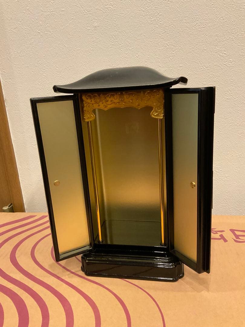 厨子 位牌堂 ミニ仏壇 漆塗位牌 位牌唐木位牌