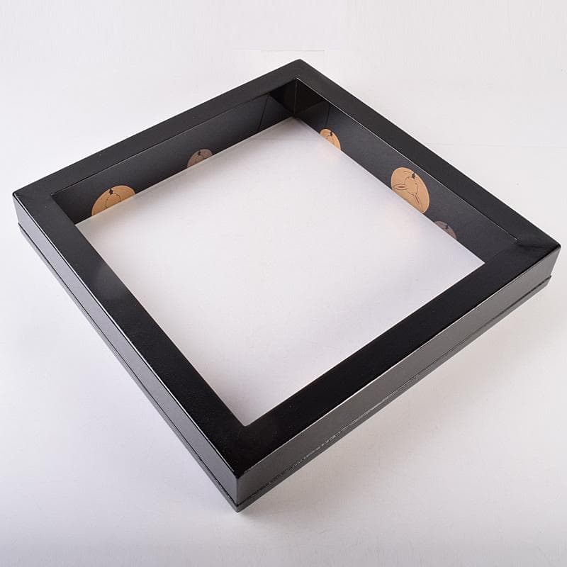 茶道具　輪島塗　蒔絵職人　日野拓也作　玉兎蒔絵　炉縁　共箱　M　R8986B