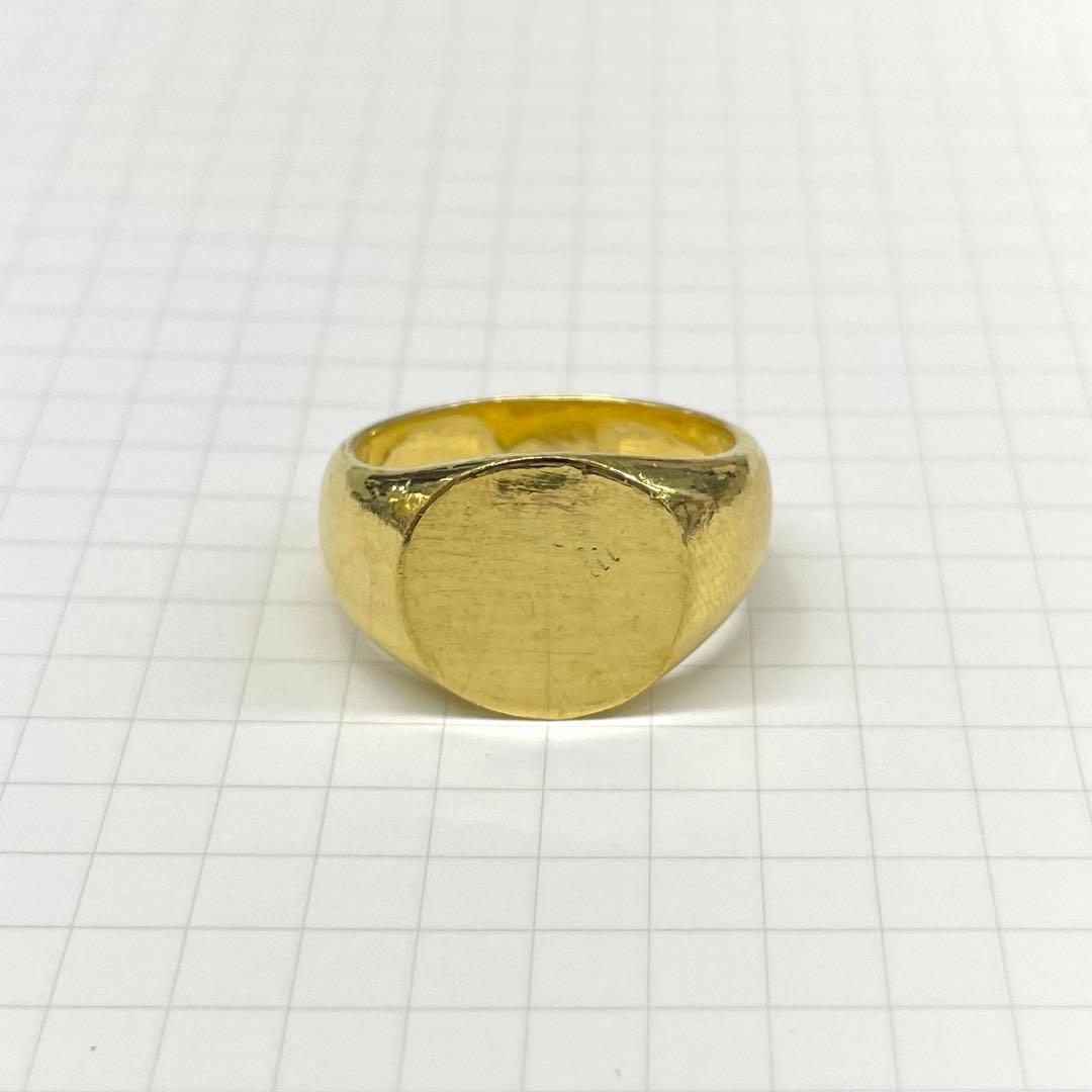 純金 24金 印台リング