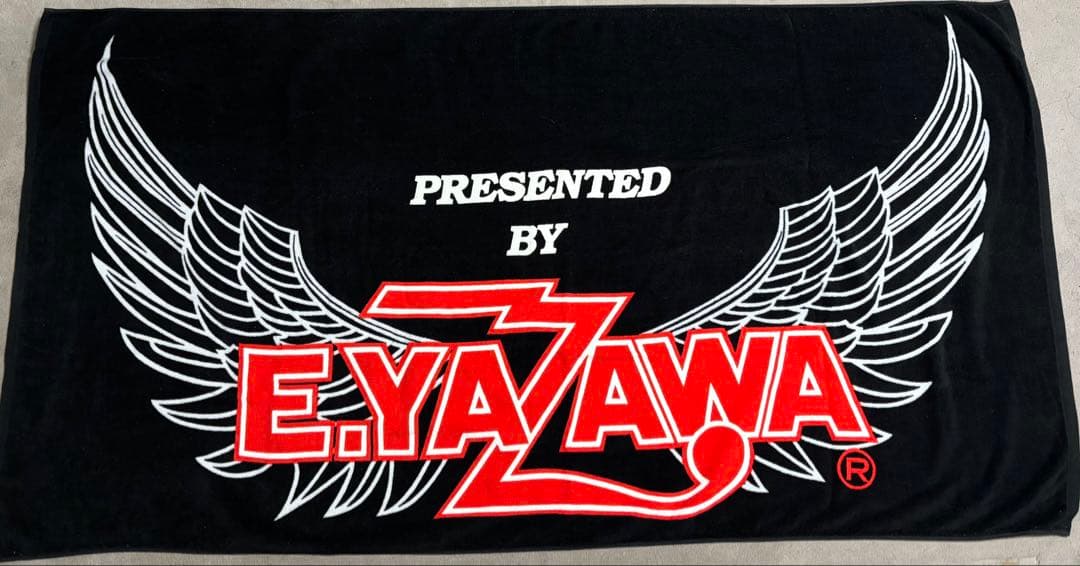 希少】矢沢永吉 ビーチタオル SBT ウィング 羽デザイン 日本製