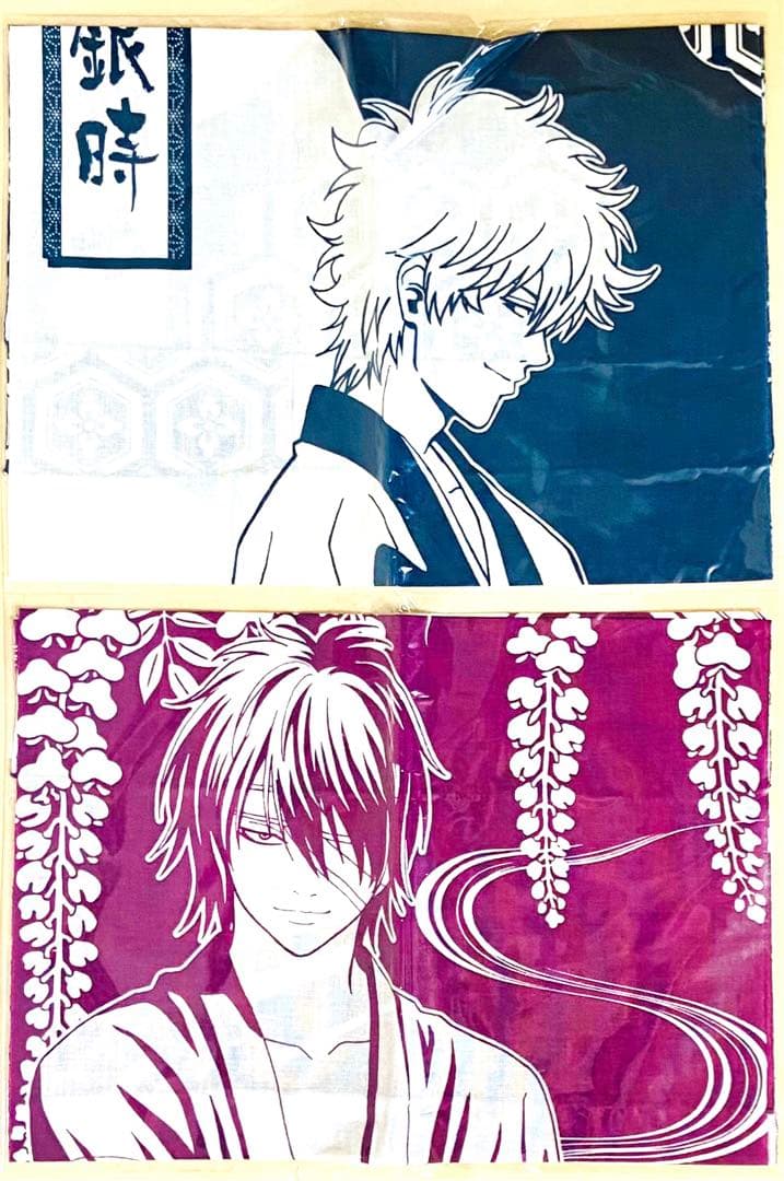 銀魂 布類セット タオルハンカチ 手ぬぐい トートバッグTシャツ銀時