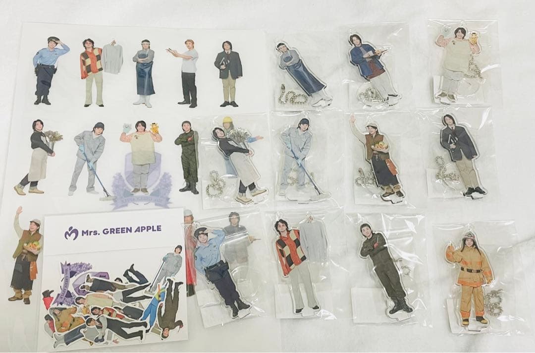 Mrs.GREEN APPLE ライラック クリアファイル アクスタ15種類｜Mrs