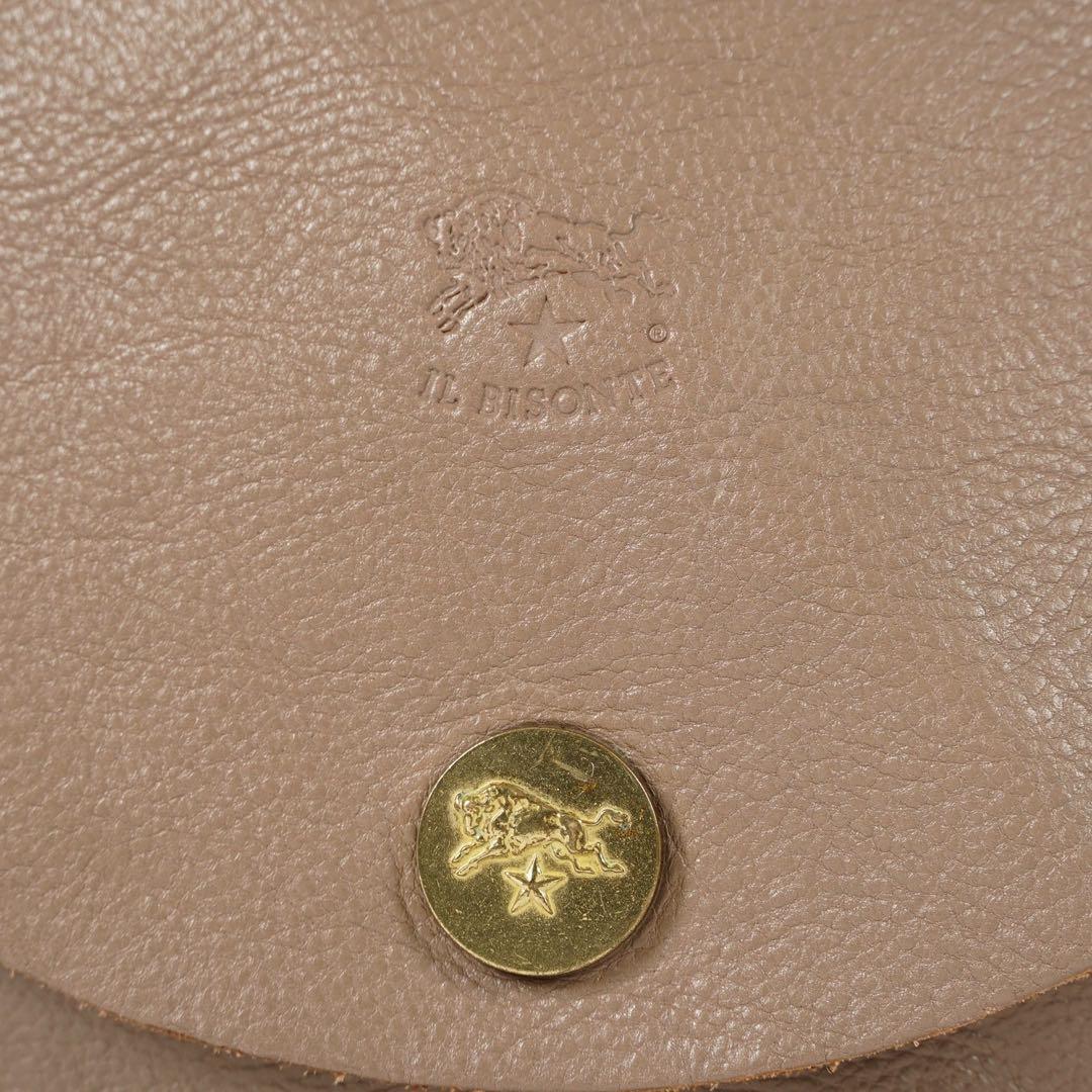 【極美品✨】イルビゾンテ カード付き ショルダーバッグ レザー ブラウン