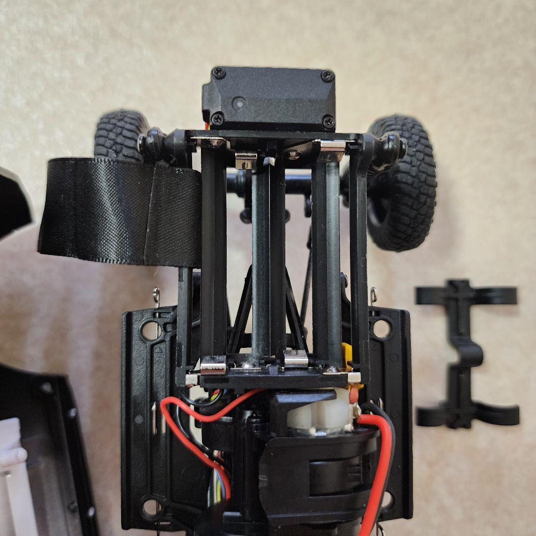 ミニッツ4x4 ランドクルーザー300 ブラック LED付き レディセット