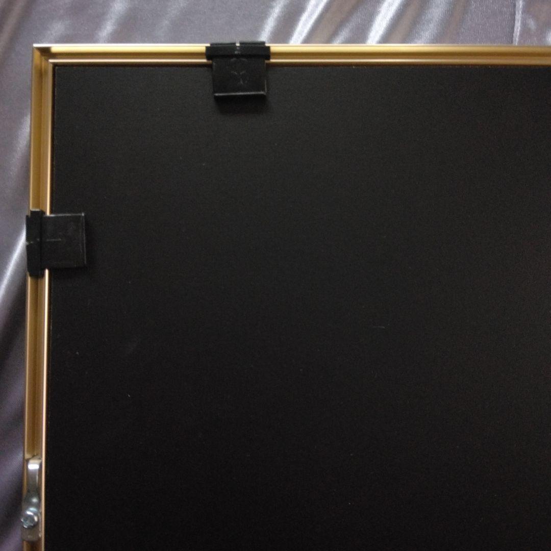 アート フレーム 額縁 ゴールド F6 水彩画 秋景 額装済み インテリア