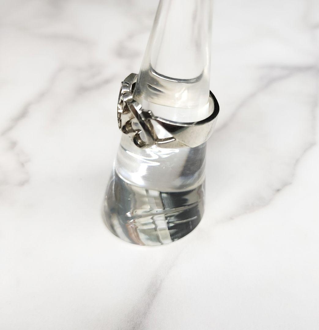 【美品】ティファニー トリプル ラビングハート リング 12号 シルバー 925