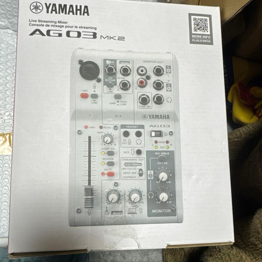 まめっち　YAMAHA AG03 mk2 ミキシングコンソール