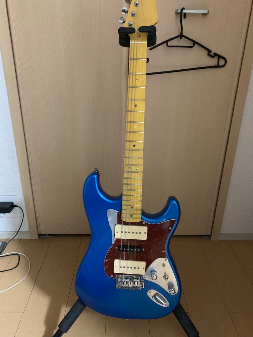 青いエレキギター ストラト　ジャズマスター HISTORY HJM-Performance LPB ジャズマスタータイプ エレキギター